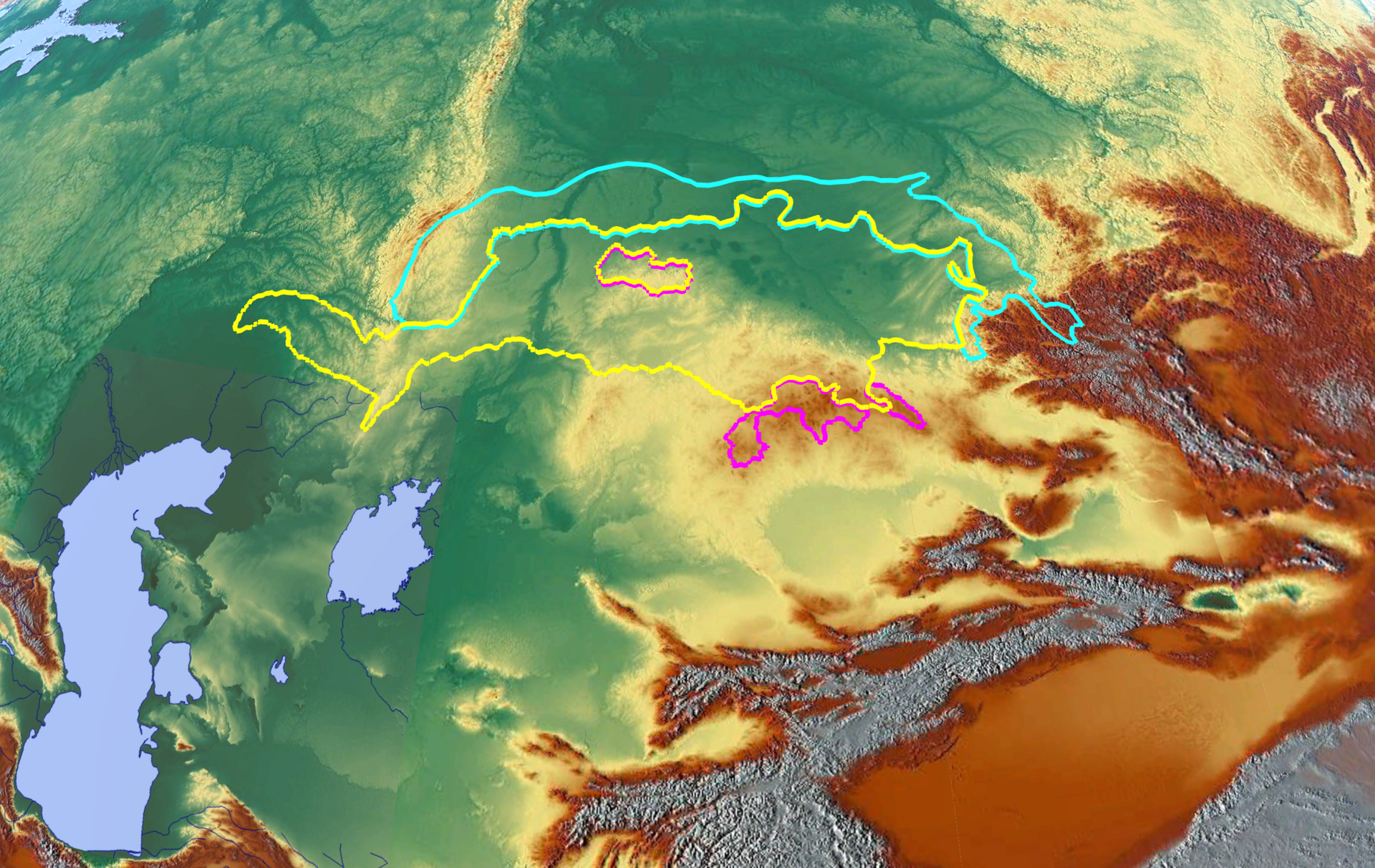 Open steppe, Central Kazakhstan